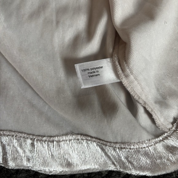 Lane Bryant Gold Metallic Shimmery Top Short  Sleeve‎ Zip Back 20 Holiday Party - Picture 6 of 8